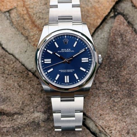 rolex blue dial op